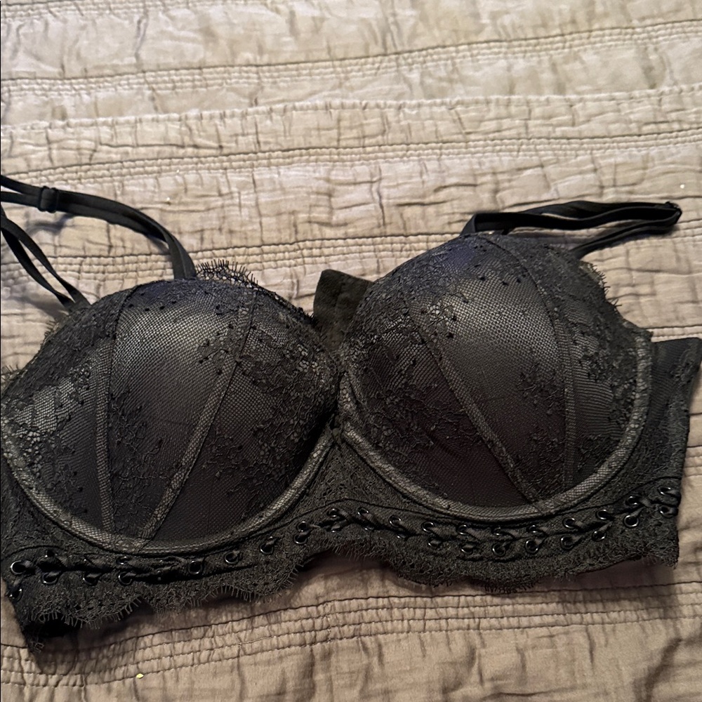 Elegant Black Lace Women's Bra